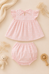 Little Twirl Baby Frock - Petal Pink