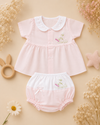 Little Twirl Baby Frock - Petal Pink