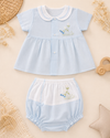 Little Twirl Baby Frock - Powder Blue