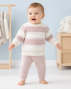 Blush Stripe Baby Body Suit