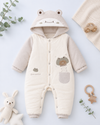 Cloud Frog Hooded Baby Romper