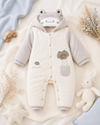 Cloud Frog Hooded Baby Romper