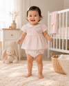Petal Bloom Baby Frock - Petal Pink
