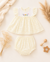 Sunshine Twirl Baby Frock - Sunshine Yellow