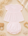 Petal Bloom Baby Frock - Petal Pink