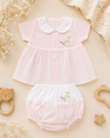 Petal Bloom Baby Frock - Petal Pink